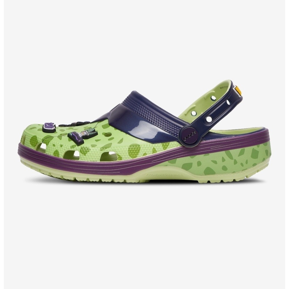 Crocs Dragon Ball Z Cell Classic Clog Jibbitz Green Unisex M8 W10 NIB - Picture 3 of 9
